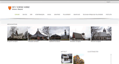 Desktop Screenshot of kirken-aalesund.no
