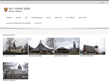Tablet Screenshot of kirken-aalesund.no